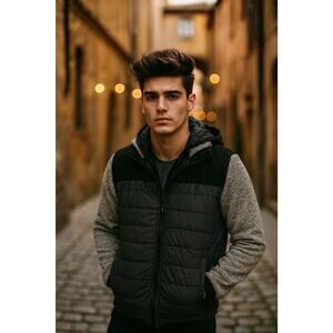 PX Premium Xpression Marvin Quilted Puffer Jacket Coat Men’s Sz L Sport Casual